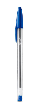 Boligrafo Cristal Dura+ Azul caja 12 piezas
