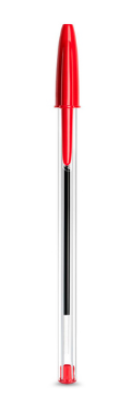Boligrafo Cristal Dura+ Rojo caja 12 piezas
