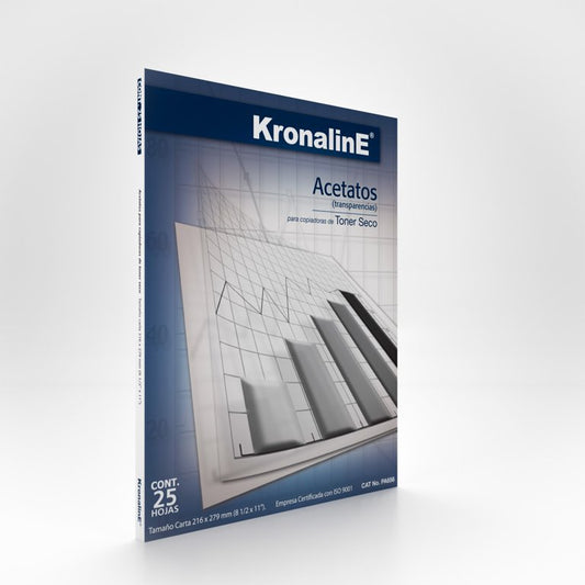 Acetatos Kronaline 4 mil c/25