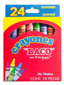 Crayón Baco C/24 STD