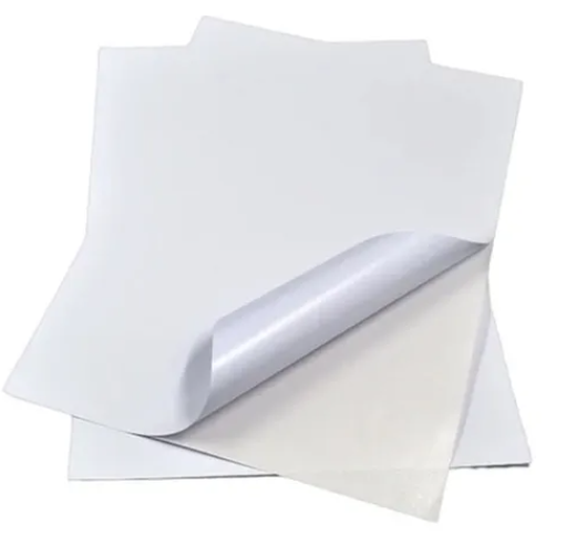 Papel Adhesivo Mate Carta Fasson c/50